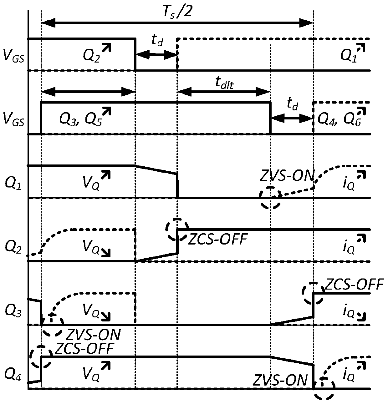 Piezoelectric actuating unit DC/AC inverter current spike suppression method