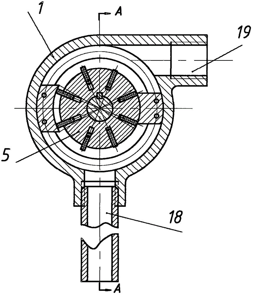 Blade type hand pump