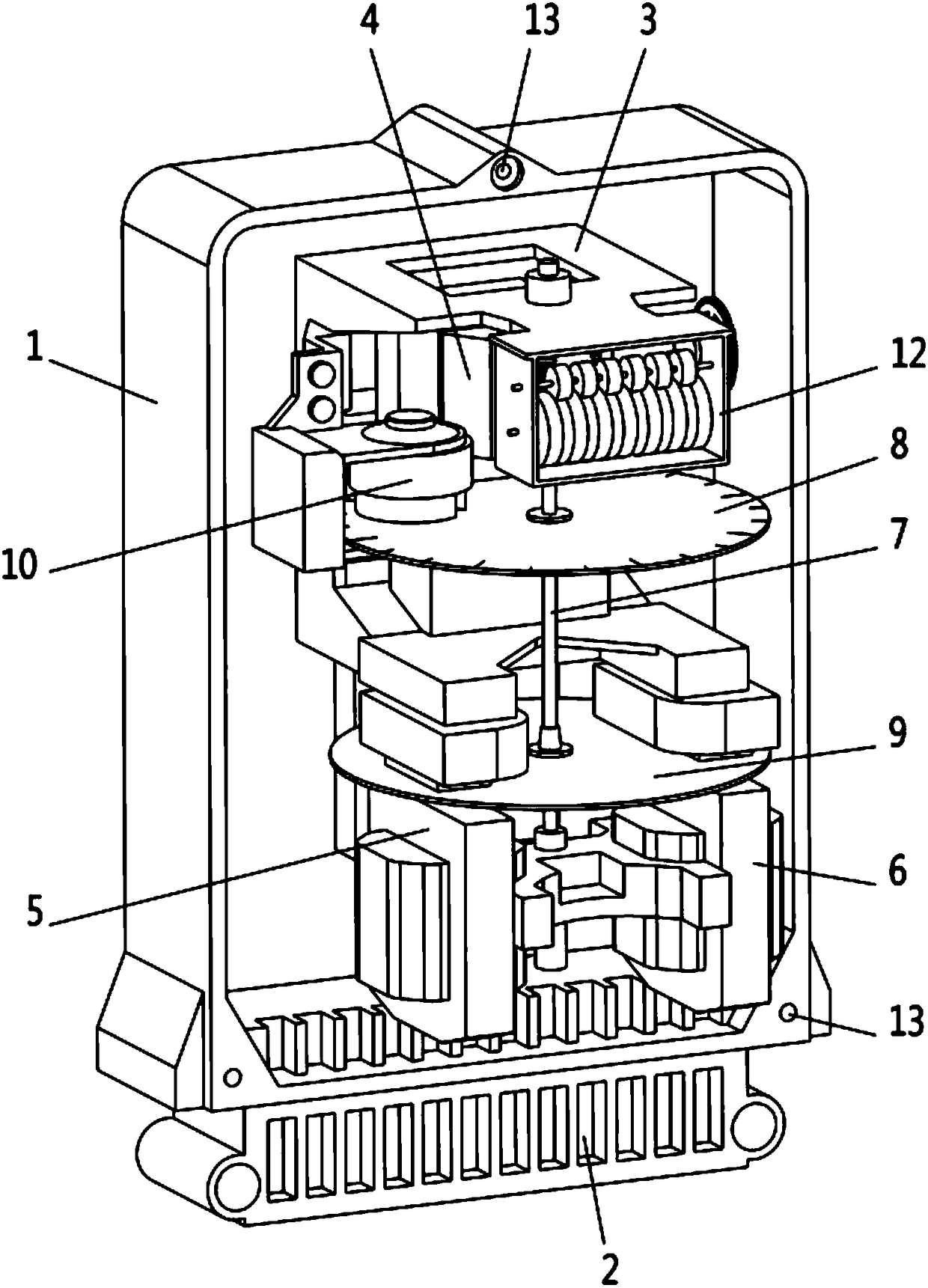 Novel mechanical ammeter