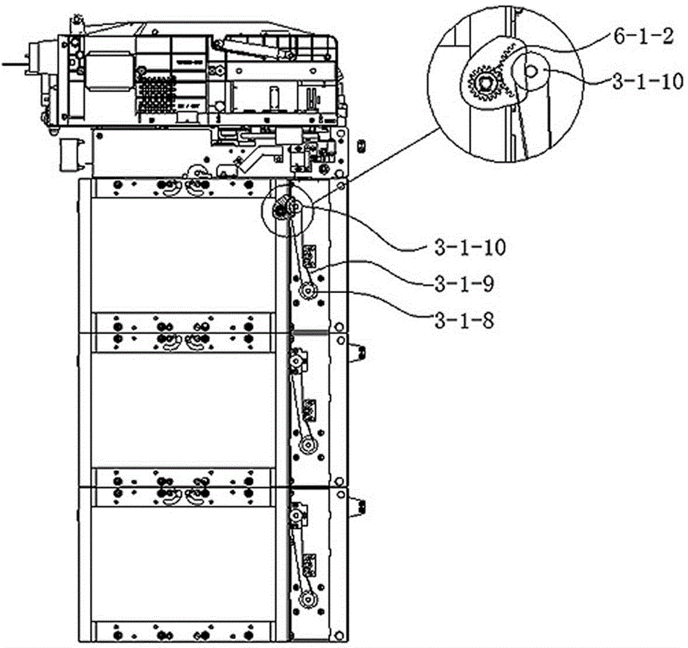 Multi-box ticket scanning and recycling device