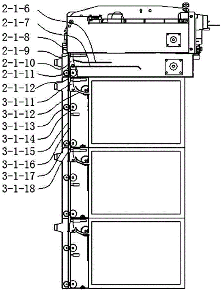 Multi-box ticket scanning and recycling device