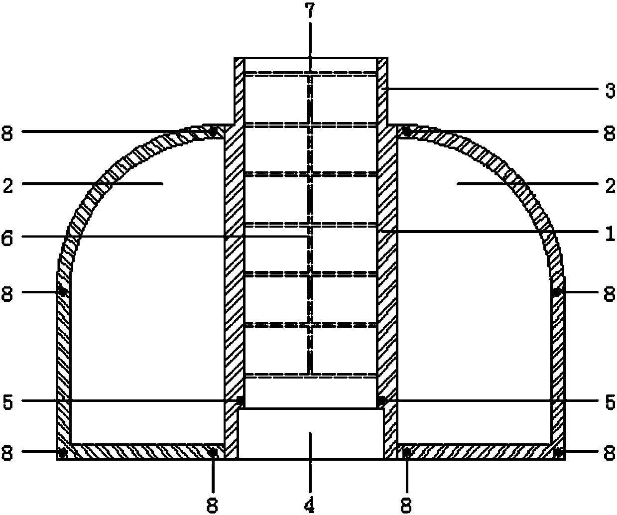 Vacuum fixed sandy soil dry loading sample preparation apparatus and method for applying same