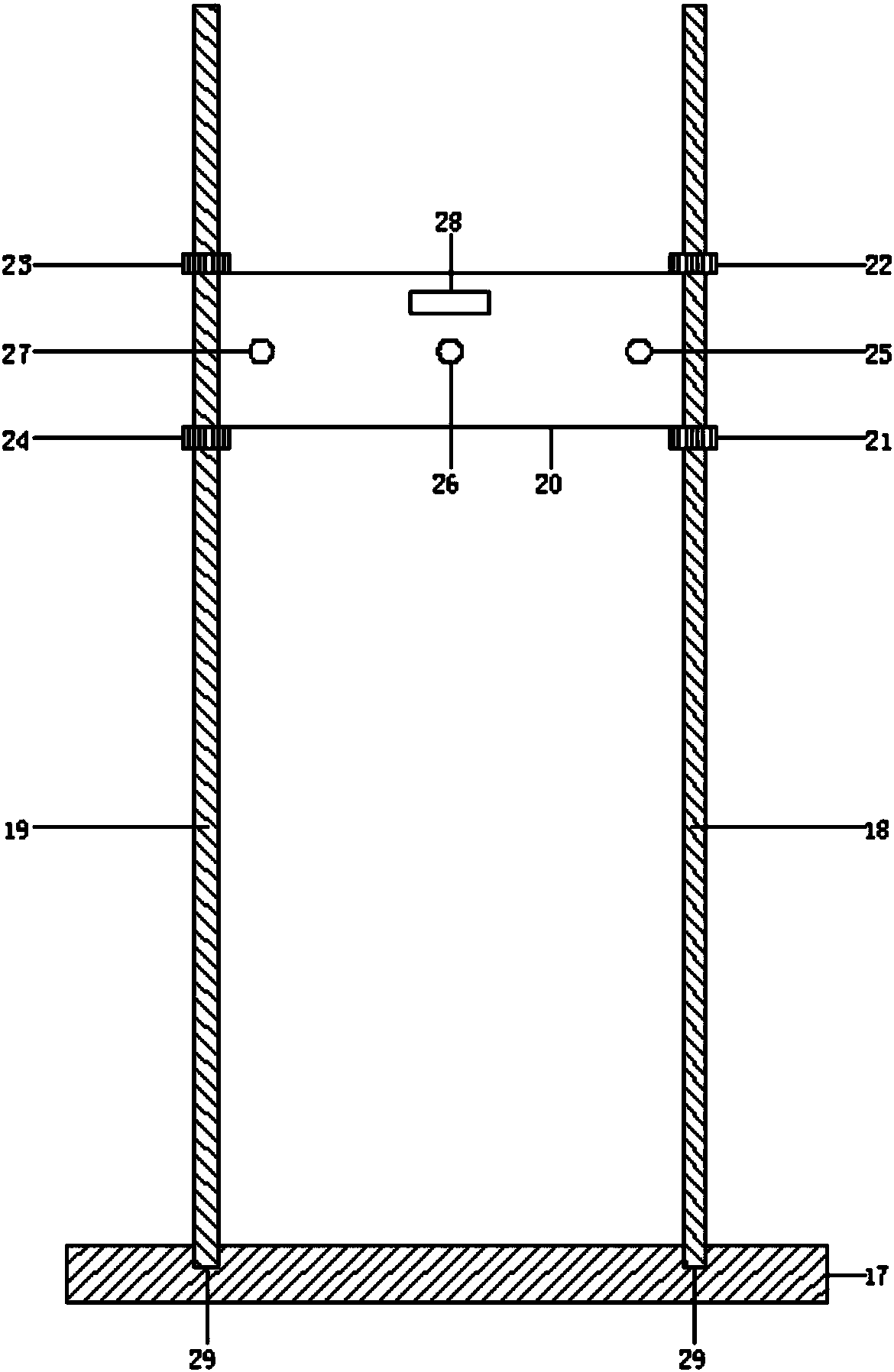 Vacuum fixed sandy soil dry loading sample preparation apparatus and method for applying same