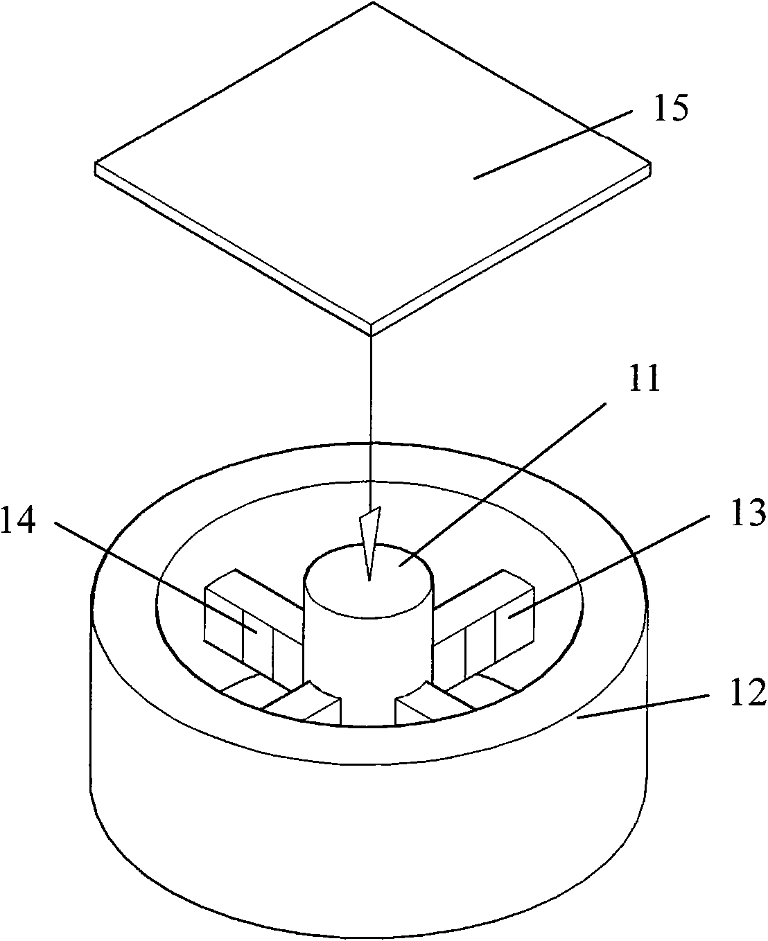 Method for monitoring axial force of scaffold upright rod