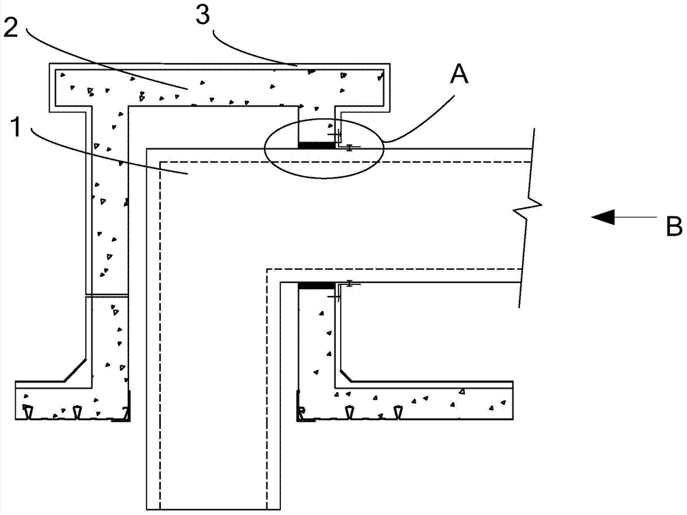 Waterproof joint structure and construction method of air duct exiting concrete structure opening