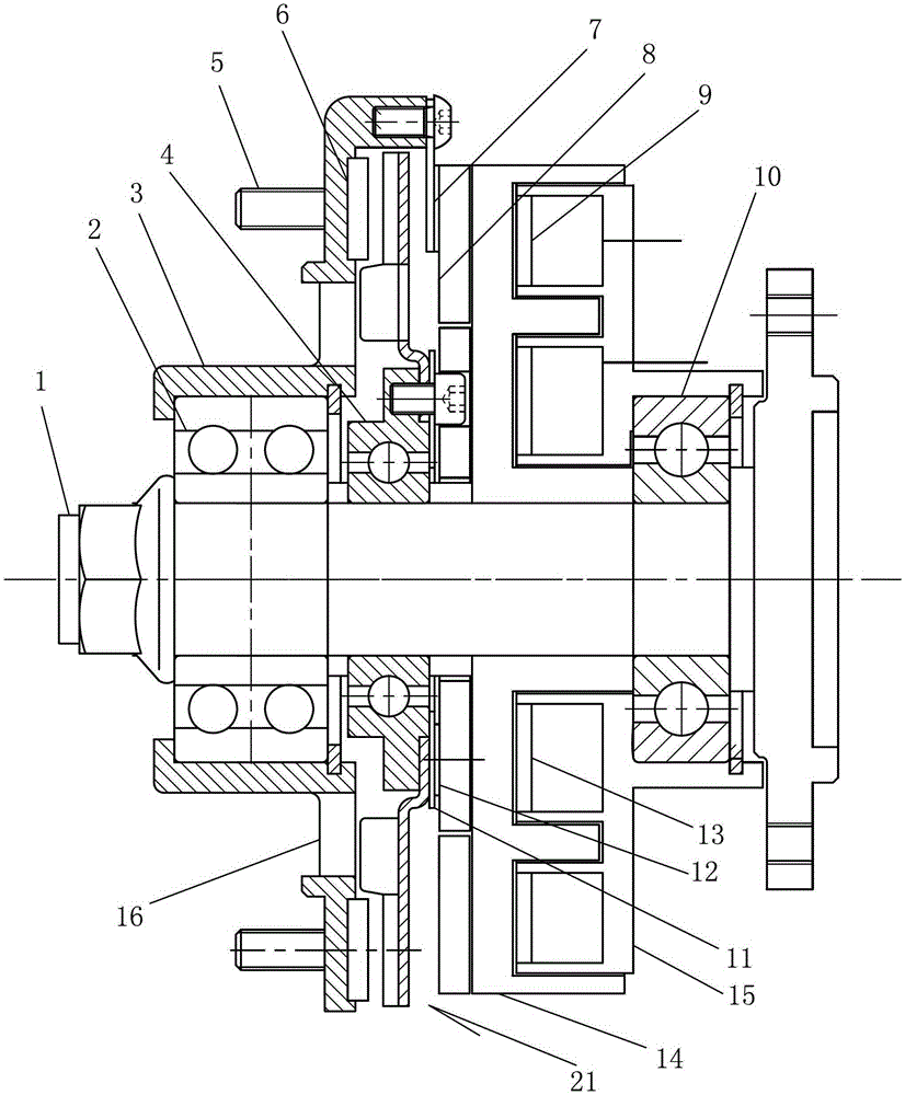 Low carbon economy electromagnetic fan clutch