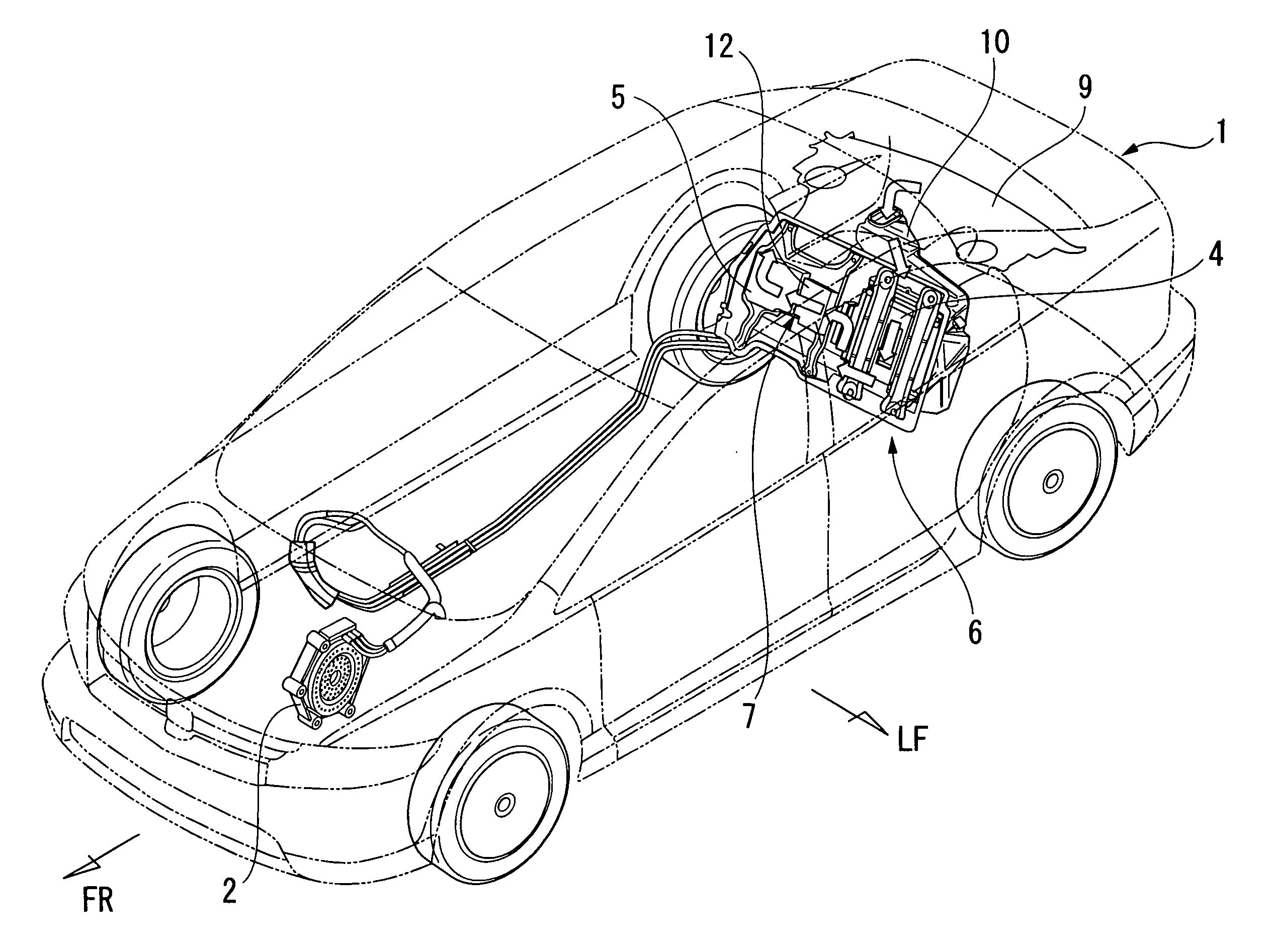Cooling apparatus for vehicle electrical packaging unit