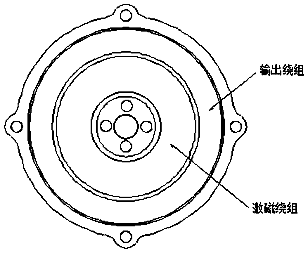 Split-type rotary transformer with digital output