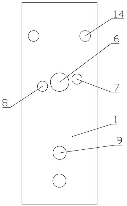 Three-fork type internal fixing device for treating femoral neck fracture