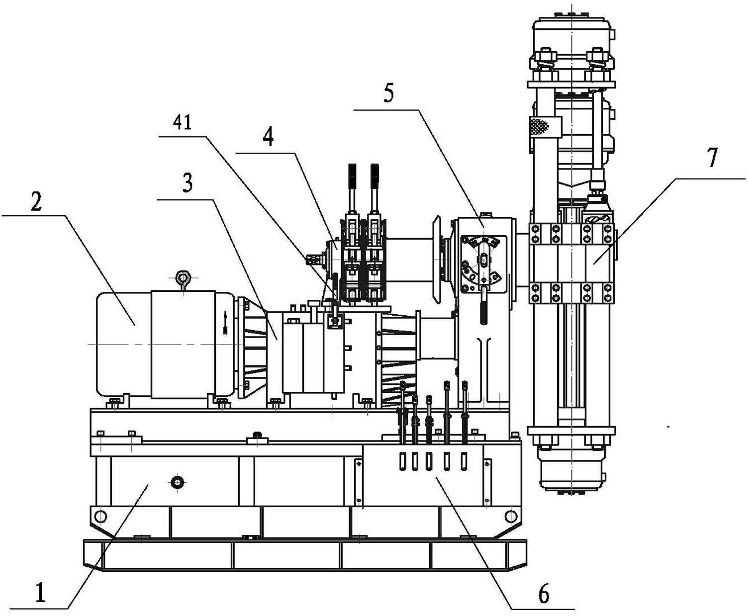 High-torque drilling machine with power-shifting gearbox