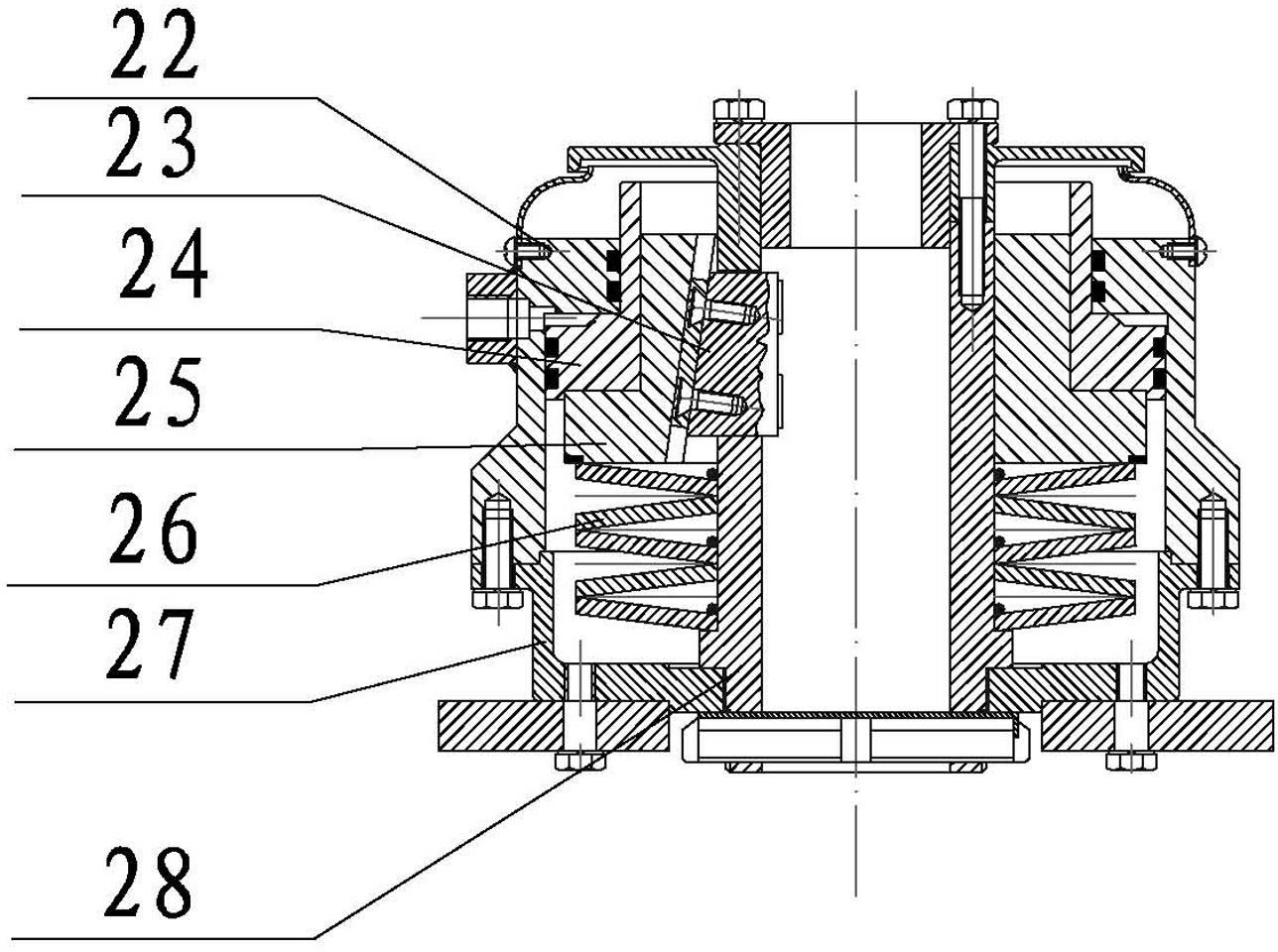 High-torque drilling machine with power-shifting gearbox