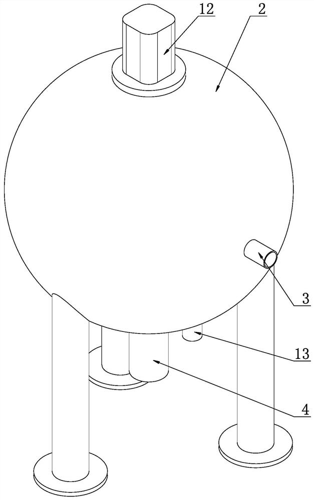 Drying furnace for producing low-water-content potassium fluoride