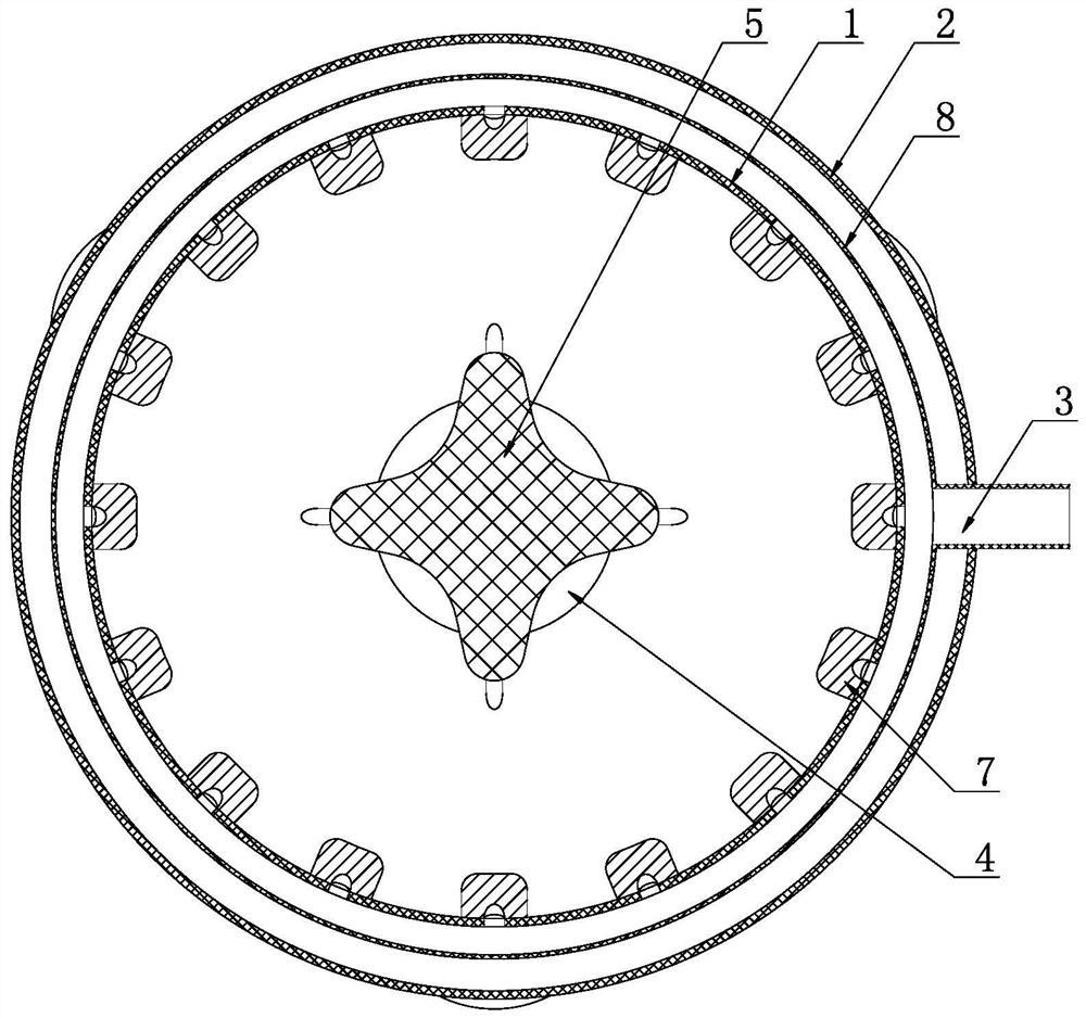 Drying furnace for producing low-water-content potassium fluoride