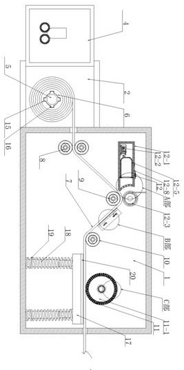 Gluing device capable of cleaning dust on surface of adhesive tape for adhesive tape production