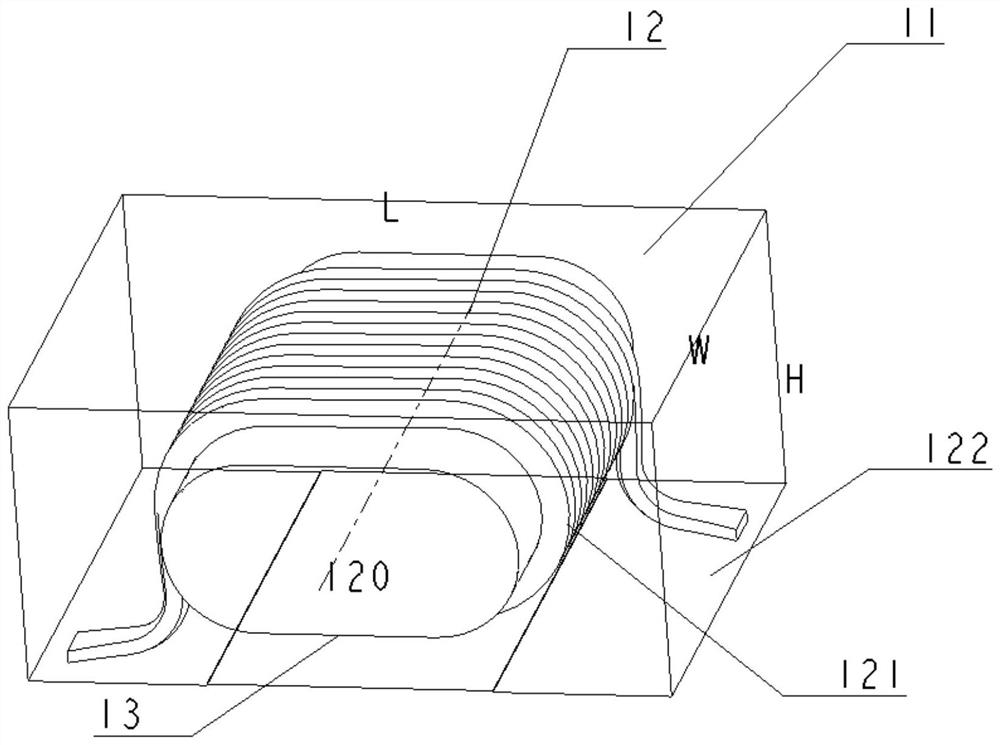 Patch magnetic element and manufacturing method thereof