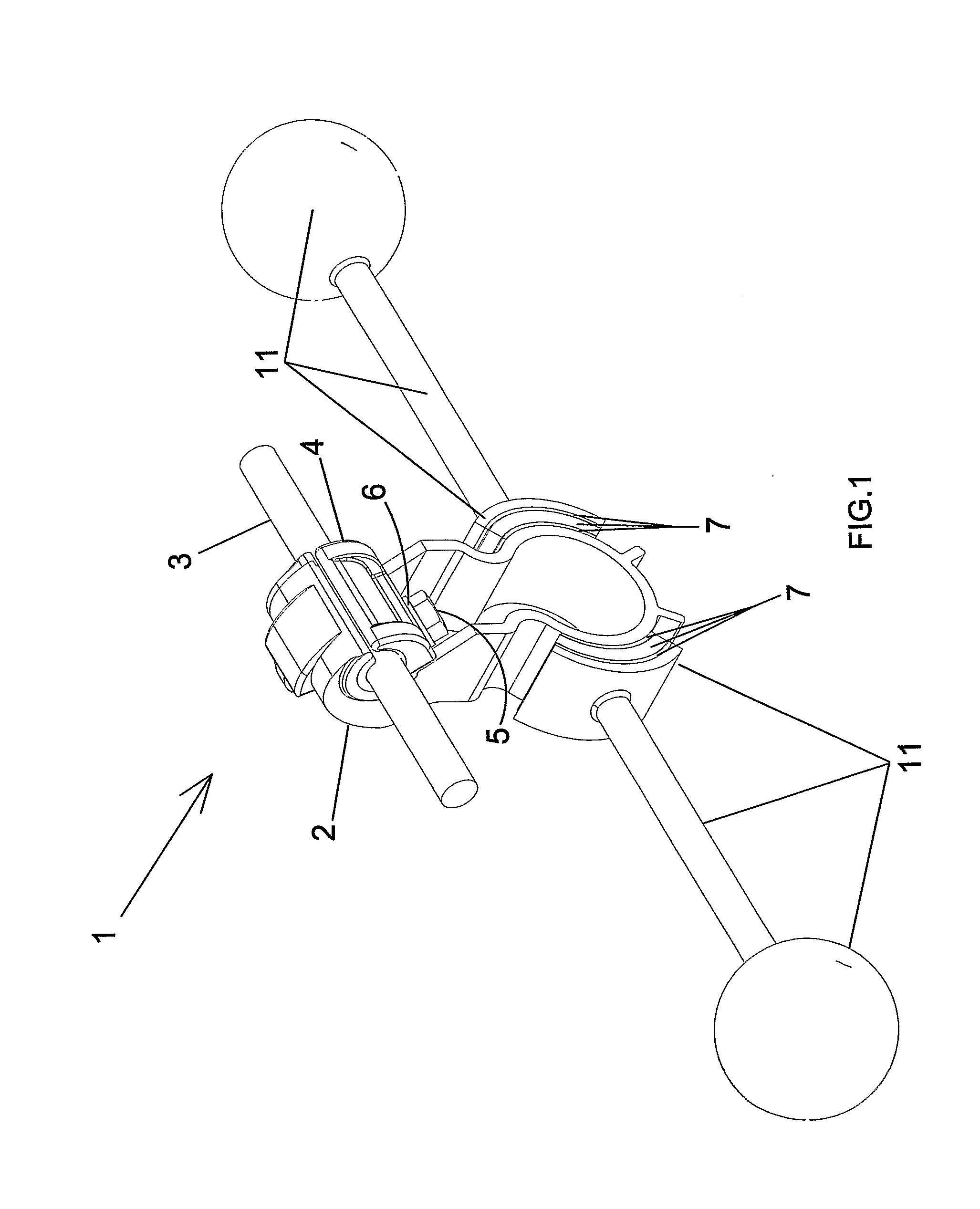 Device for dynamically neutralizing vibrations in single cable overhead power transmission lines