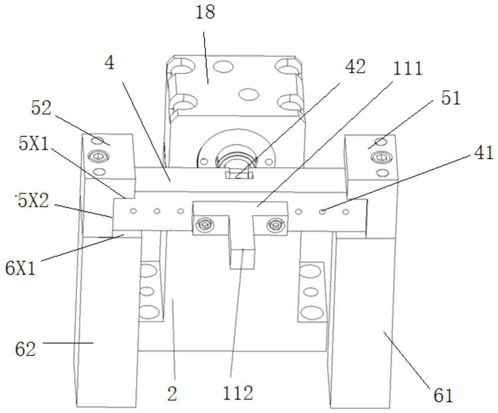 Flexible fixture for surface milling and drilling of fan bracket and clamping and positioning method