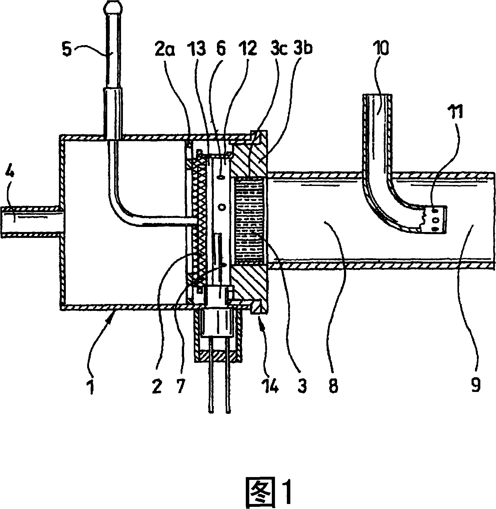 Device and method for preparing a homogeneous mixture consisting of fuel and oxidants