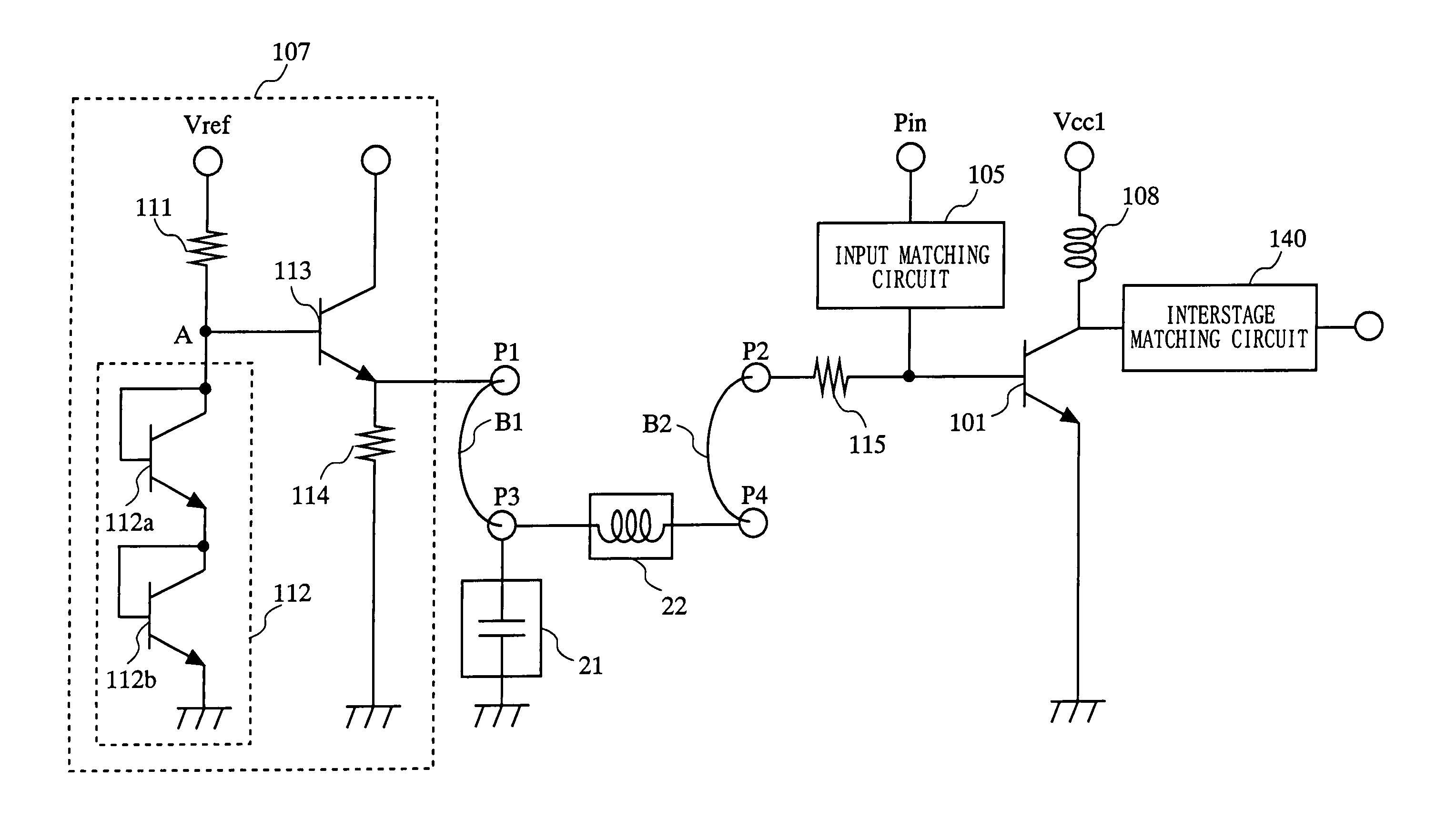 High-frequency power amplifier