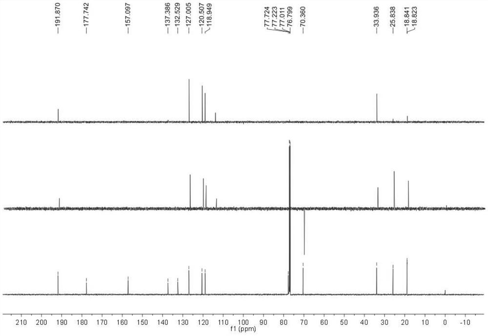 Application of 7-aldehyde group-9-isobutyryloxy-8-hydroxythymol in preparing antibacterial agent or antibacterial drug