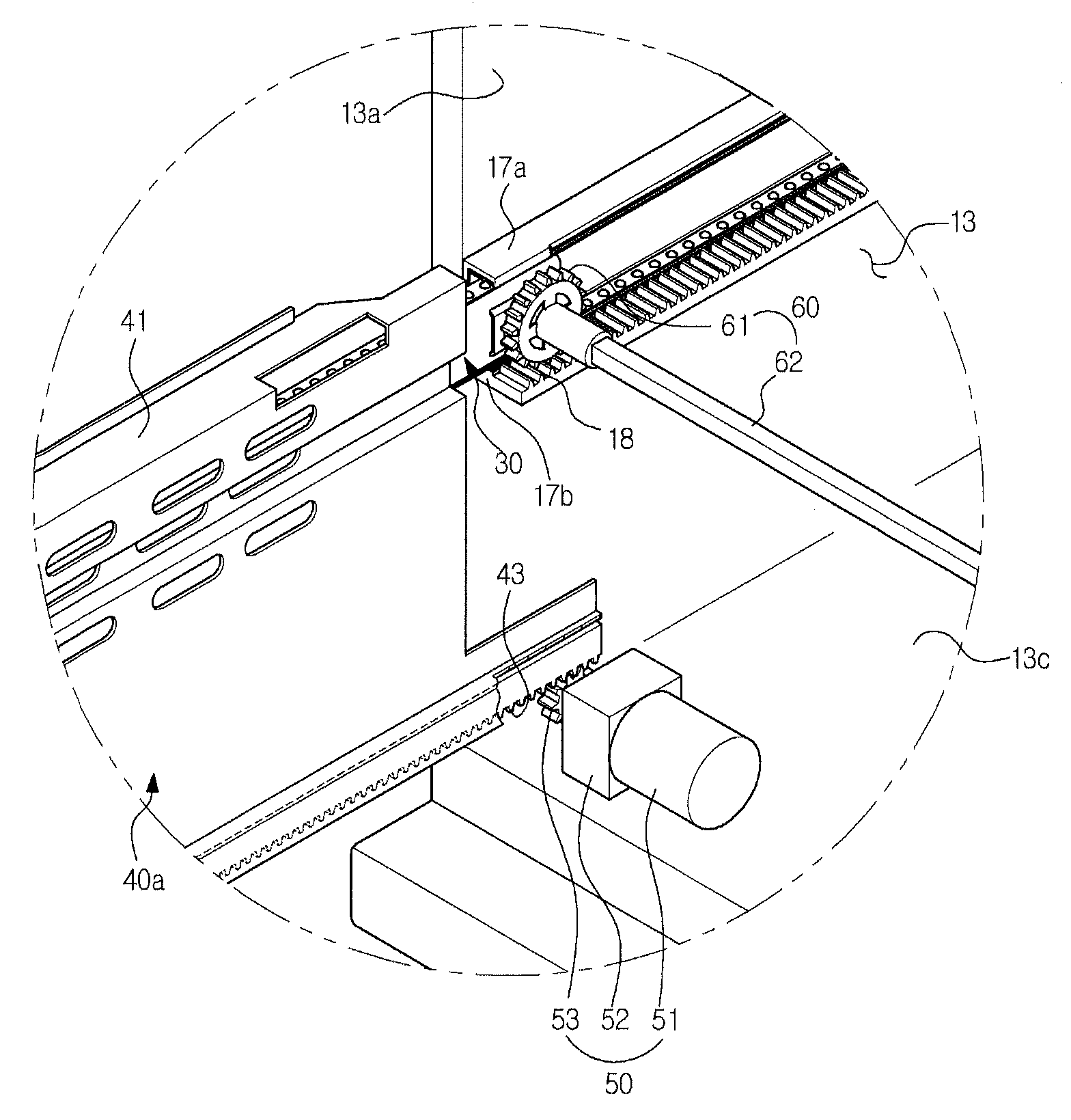 Automatic door opening/closing apparatus and refrigerator having the same