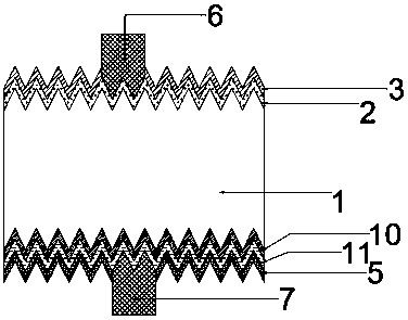 Preparation method of n-shaped double-surface solar cell