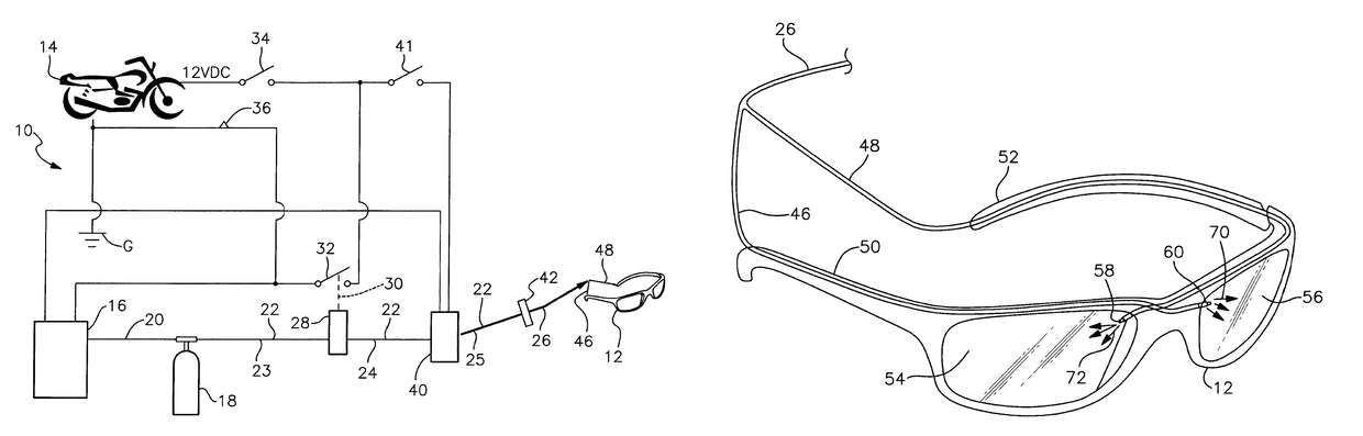 Drying system for protective eyewear