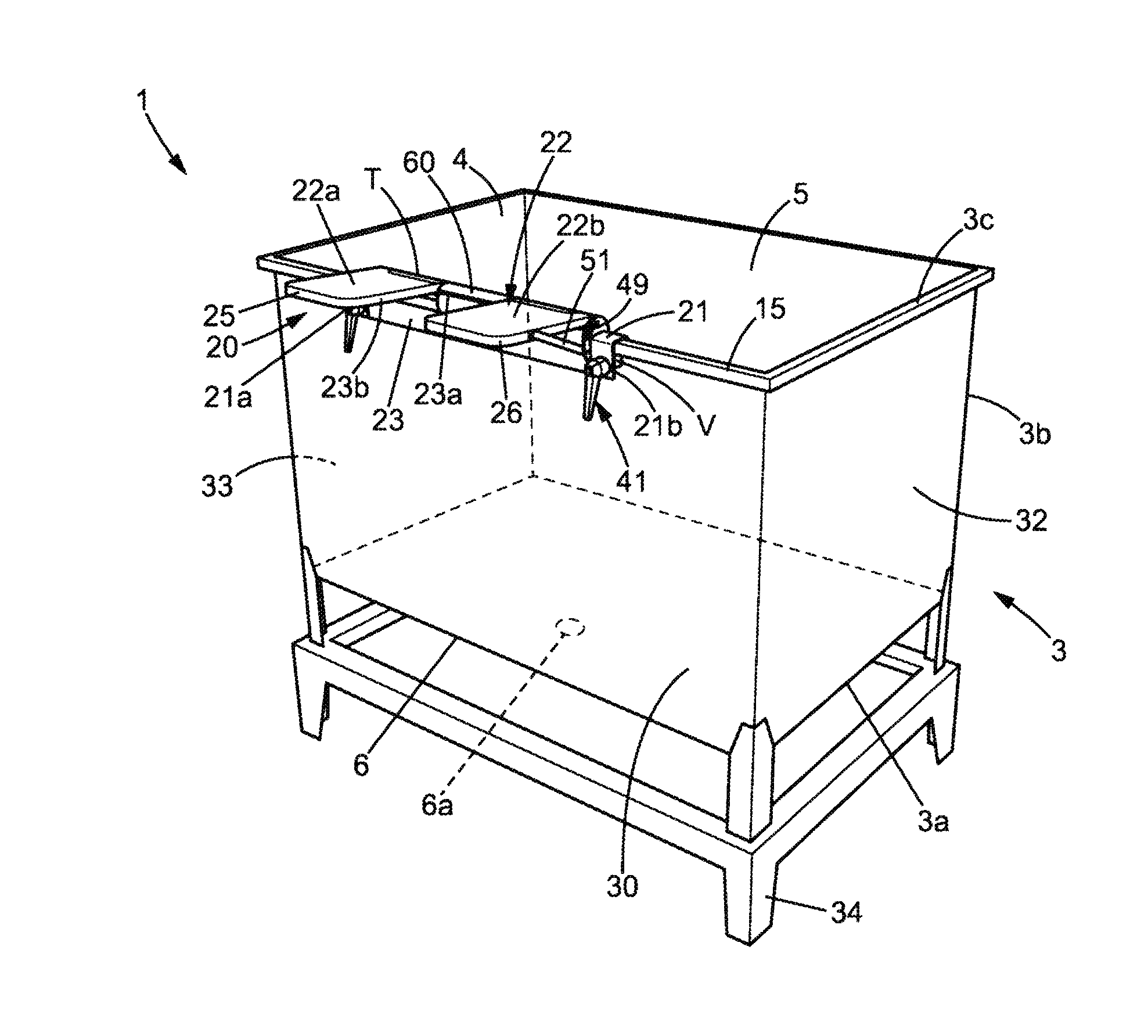 Method for loading a 3D flexible pouch to be filled, system for loading and storing this flexible pouch and associated support device