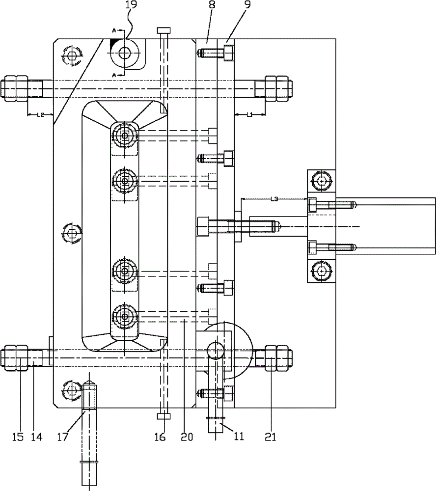 Polar pole die