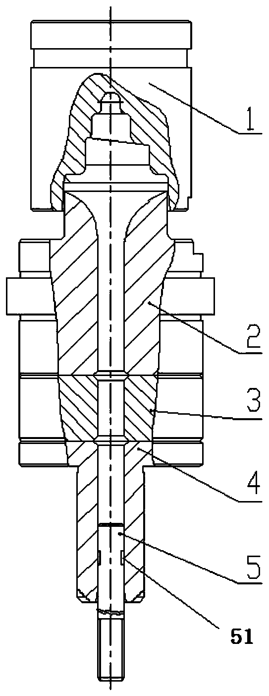 Heading composite die and manufacturing method of heading piece