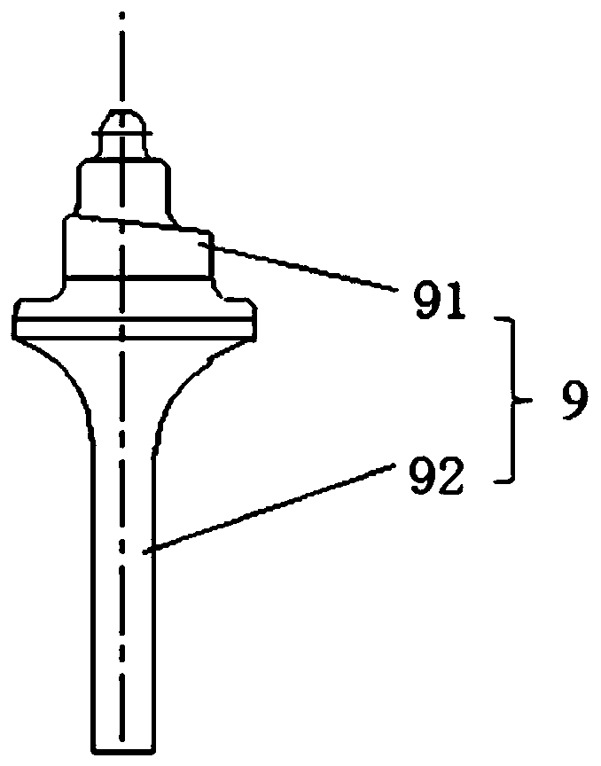 Heading composite die and manufacturing method of heading piece