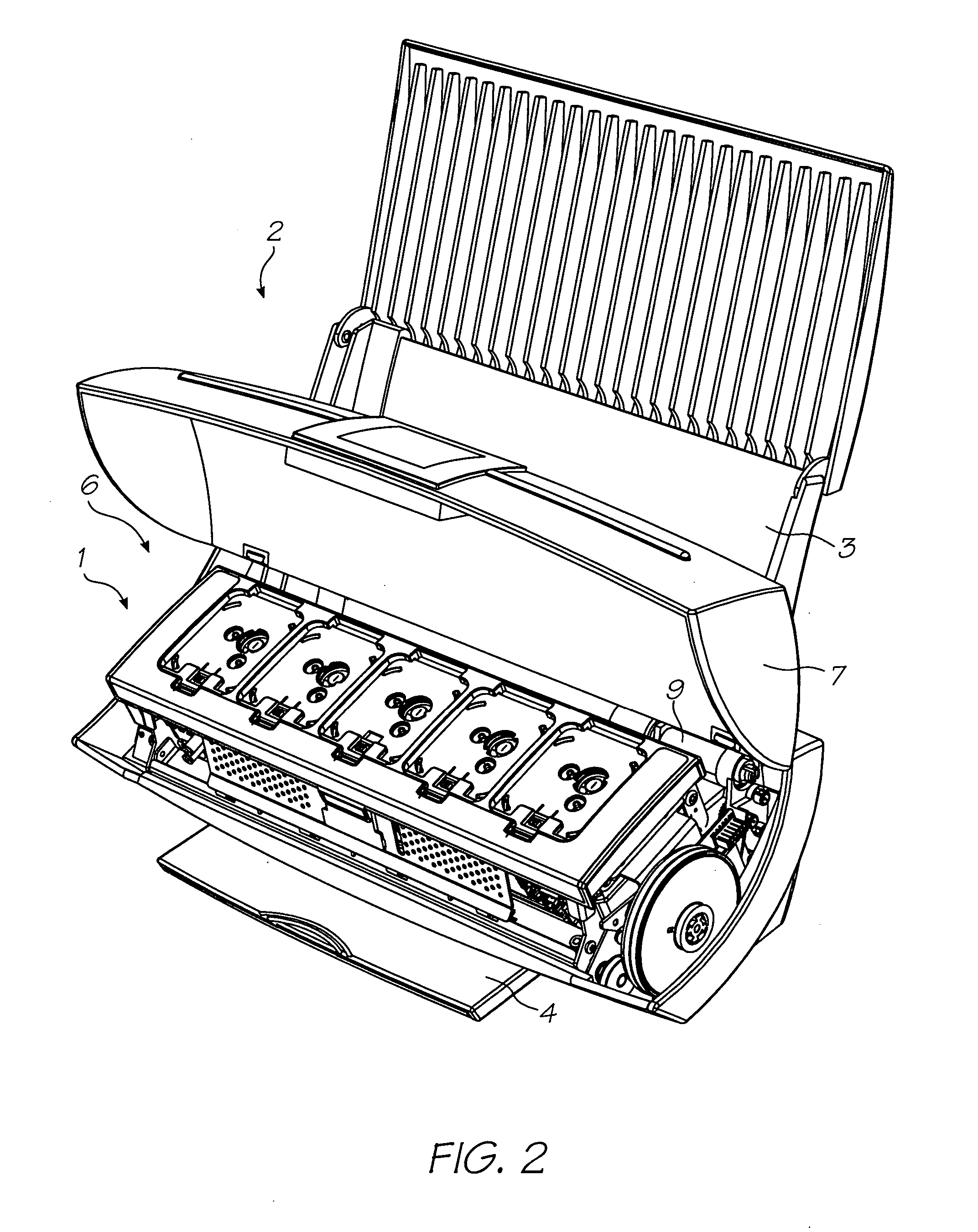 Inkjet printhead with integrated circuit mounted on polymer sealing film