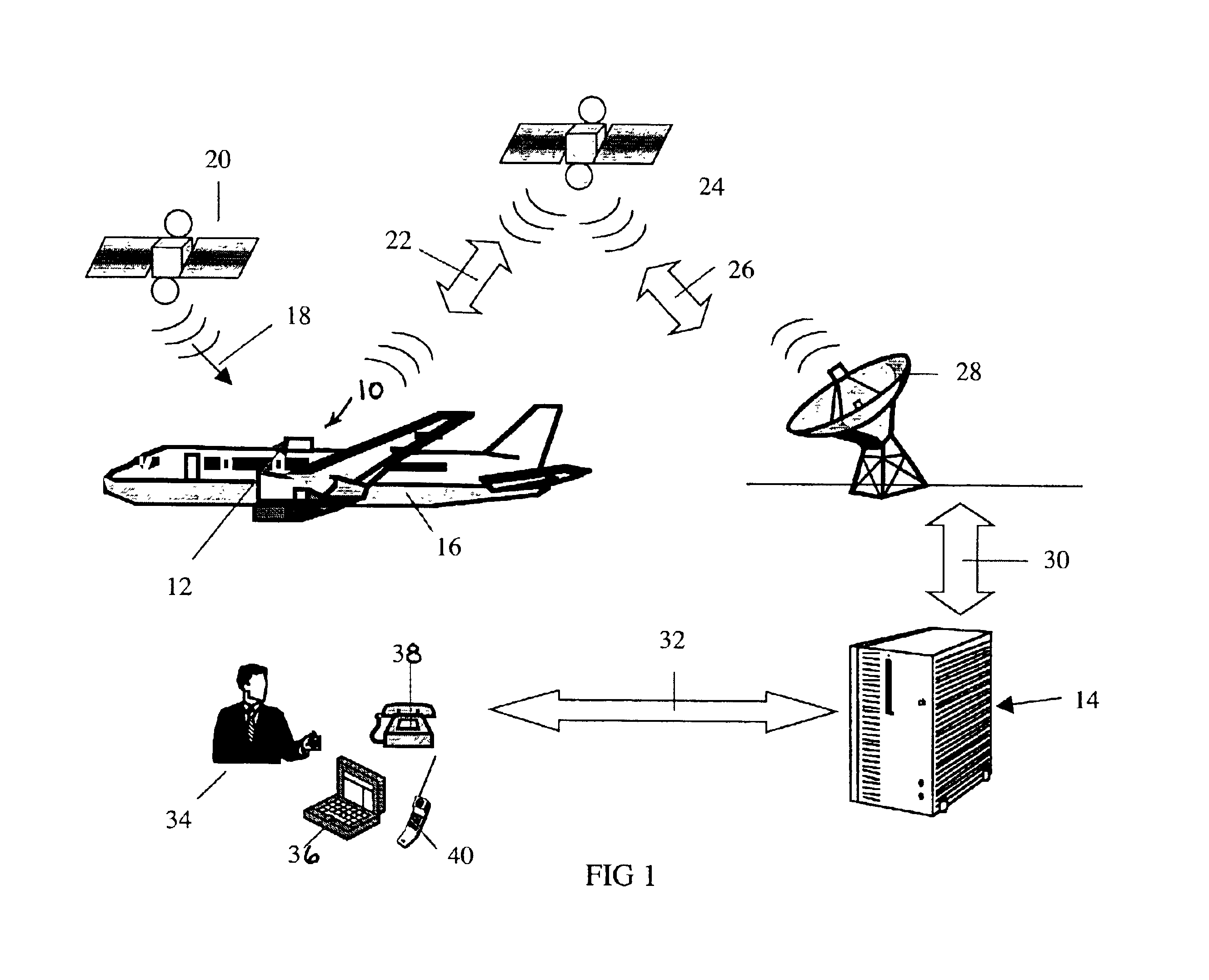 Aircraft location monitoring system and method of operation