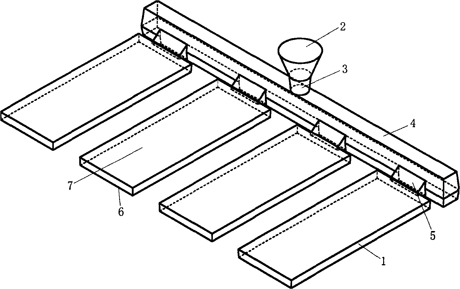 Casting method of tabular spheroidal iron piece and casting system thereof