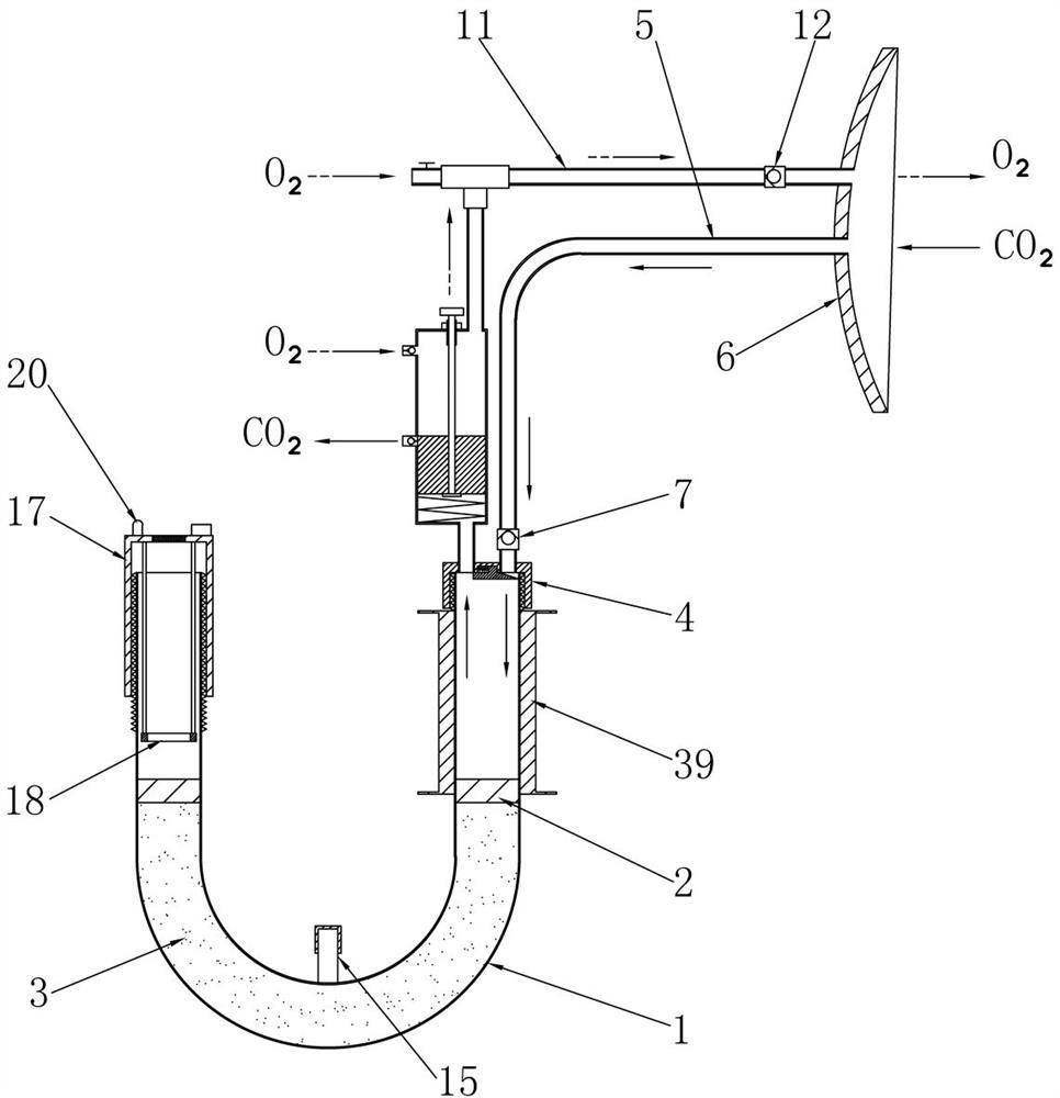 Respiratory training device for department of cardiology