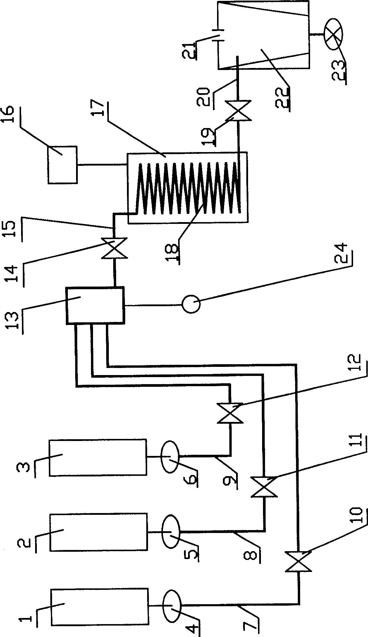 Method and device for preparing 1-aminoanthraquinone