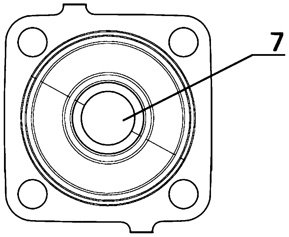 Automobile hydrogenated butadiene-acrylonitrile rubber PCV valve diaphragm forming die and machining method