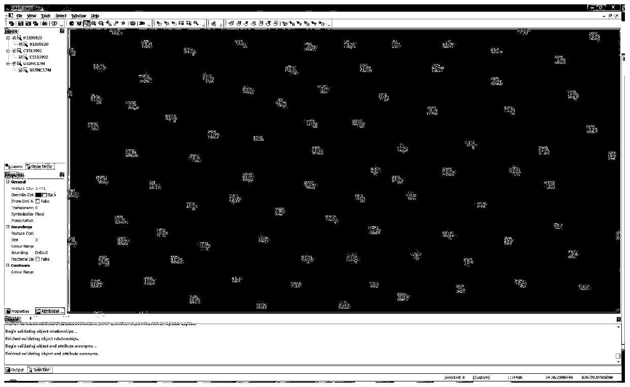 Submarine topography analog simulation method based on multi-scale chart data