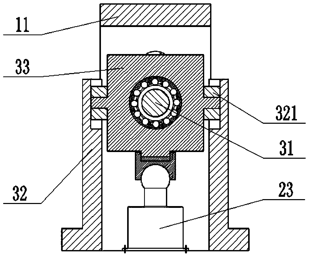 Bearing experiment table capable of applying complex load