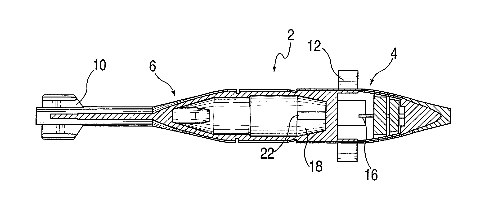 Rolling projectile with extending and retracting canards