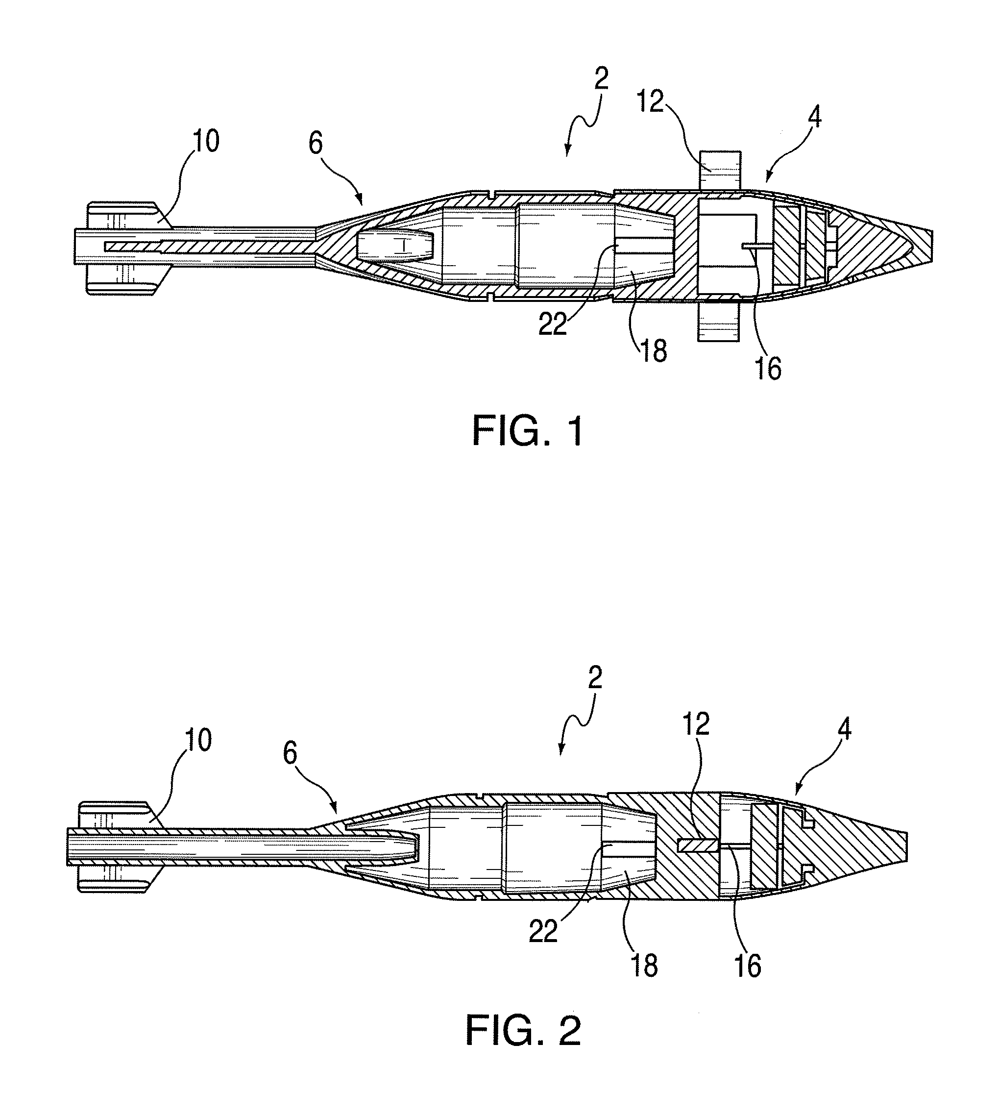 Rolling projectile with extending and retracting canards