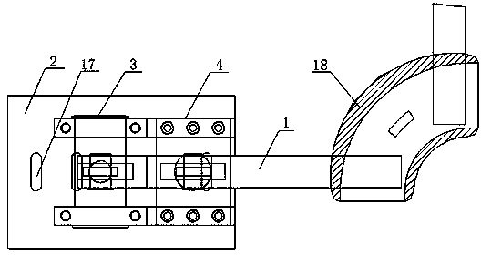 Hydraulic pressing tool for machining elbow bevel