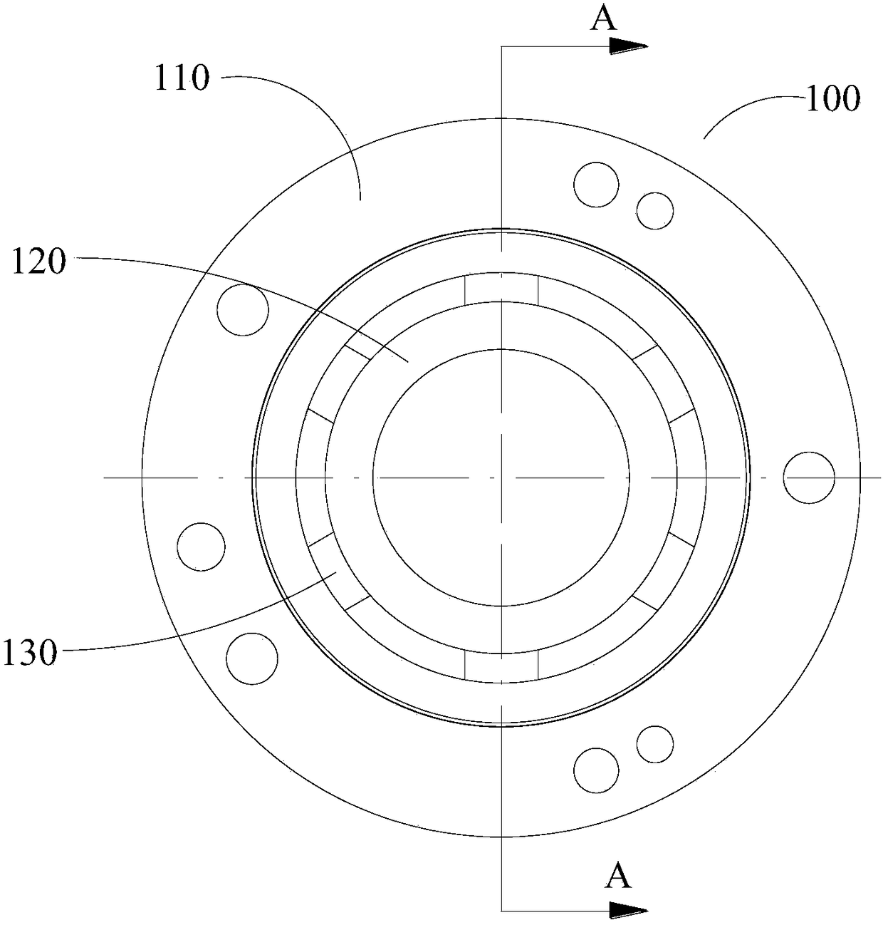 Aircraft engine and mouse cage type bearing structure thereof