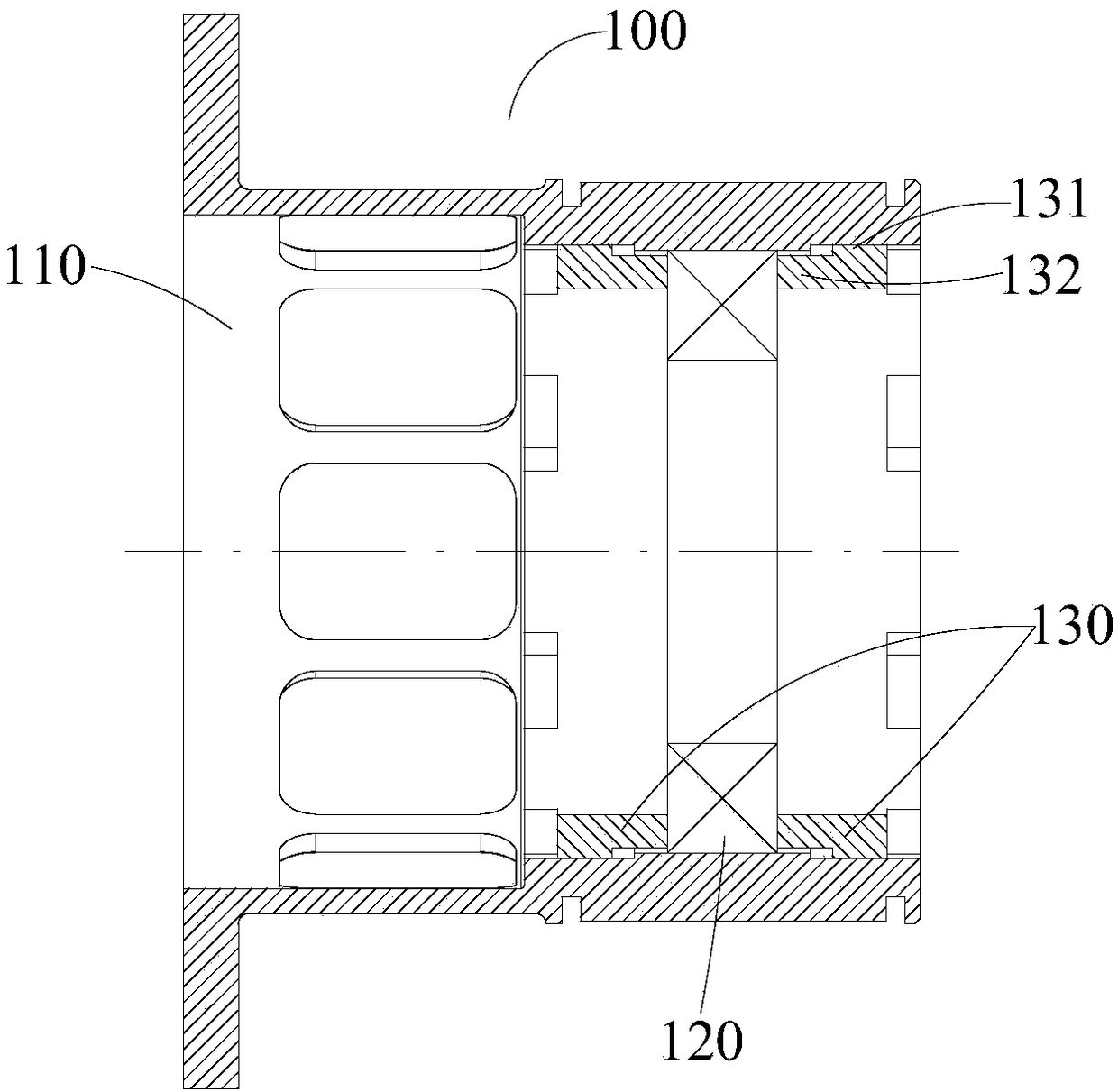 Aircraft engine and mouse cage type bearing structure thereof