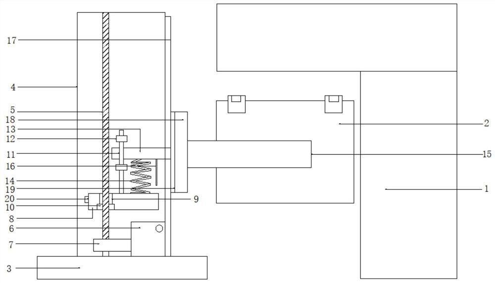 Precise automatic lifting device for manipulator