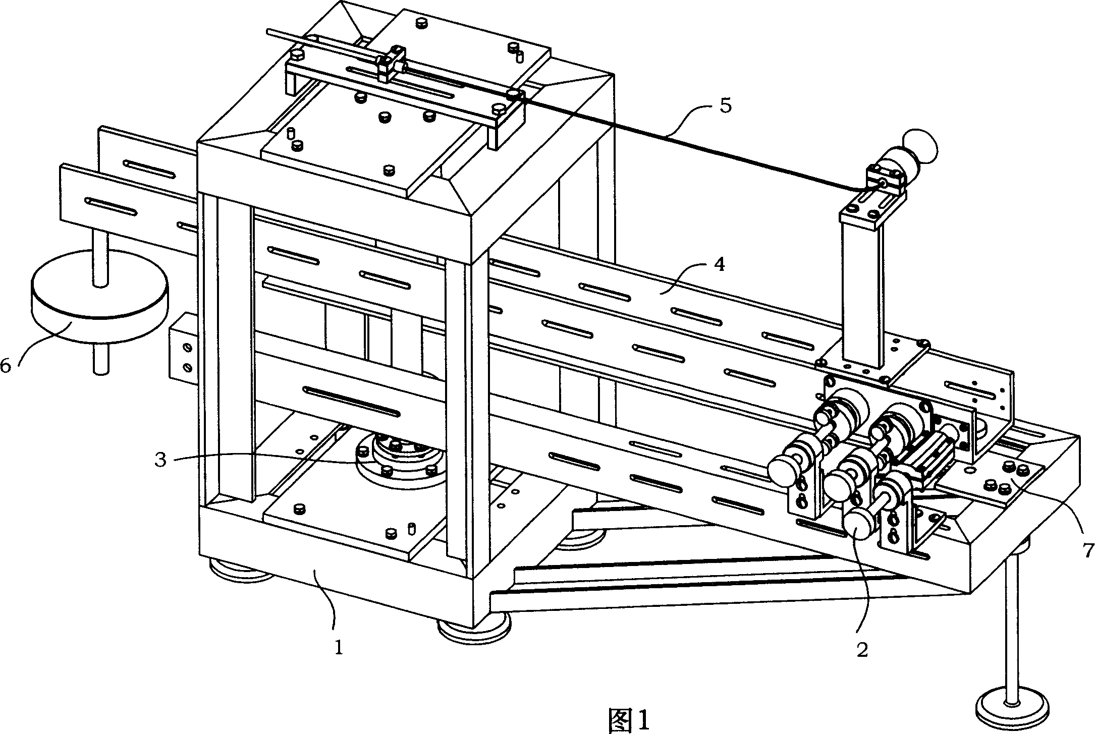 System for measuring thrust suitable to thrust engine with tiny space