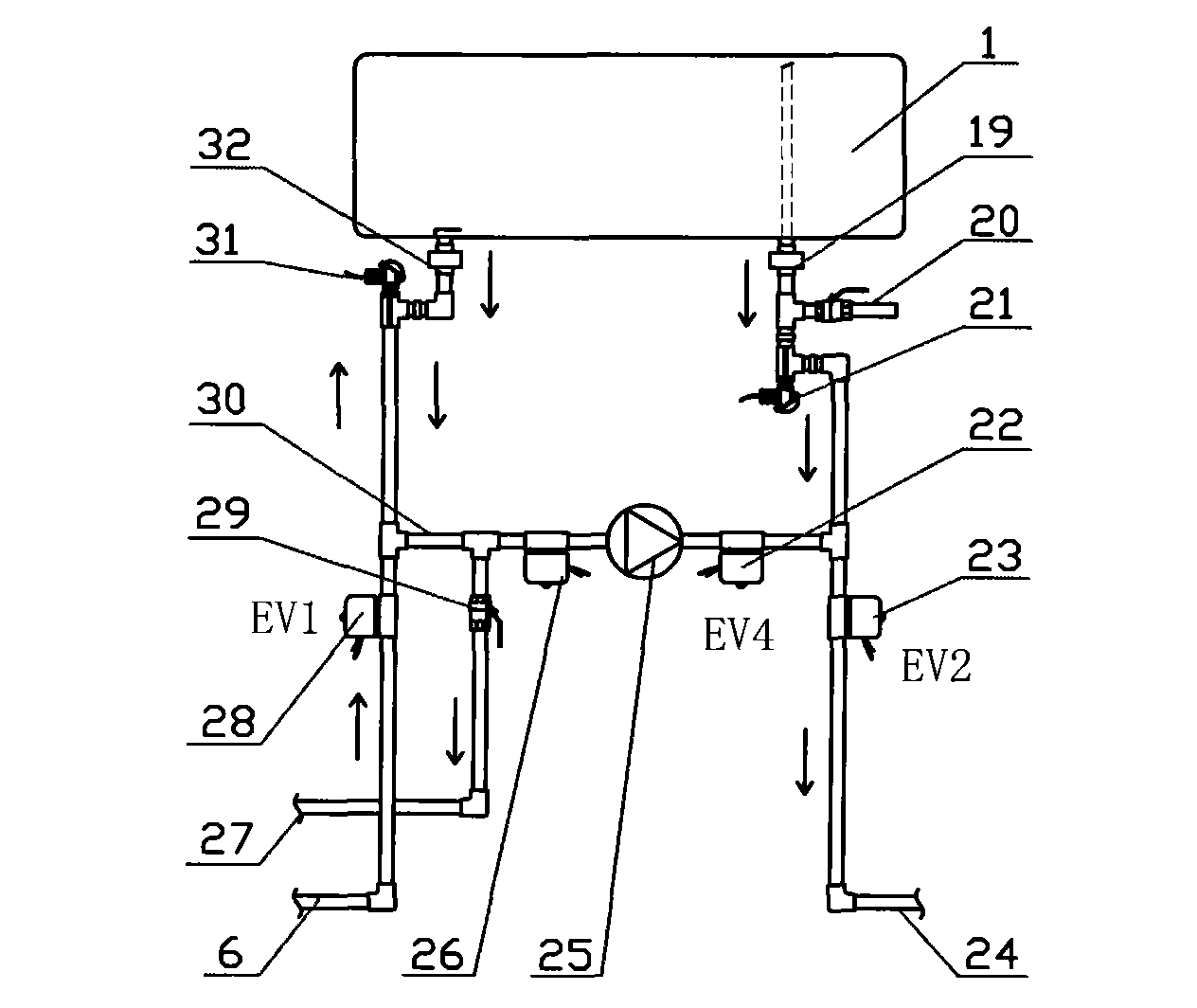 Thermal performance detection system and method for balcony wall-mounted solar water heater