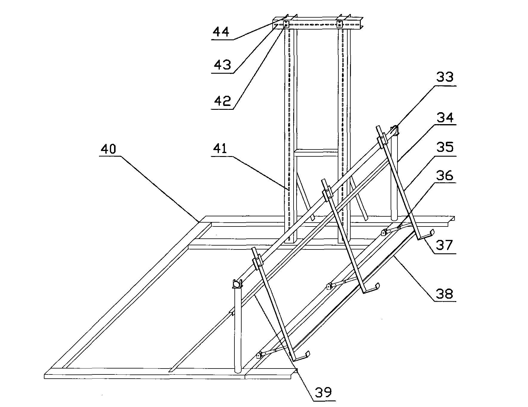 Thermal performance detection system and method for balcony wall-mounted solar water heater