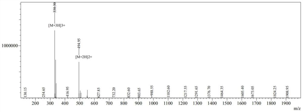 Cyclic peptide against multi-drug resistant bacteria and its preparation method and application