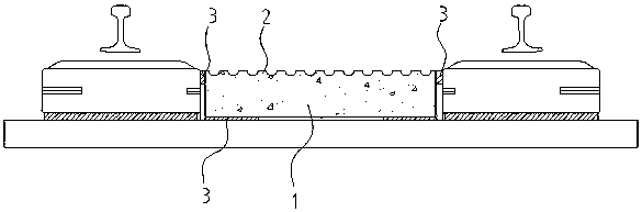 Track bed sound-absorbing plate and preparation method thereof